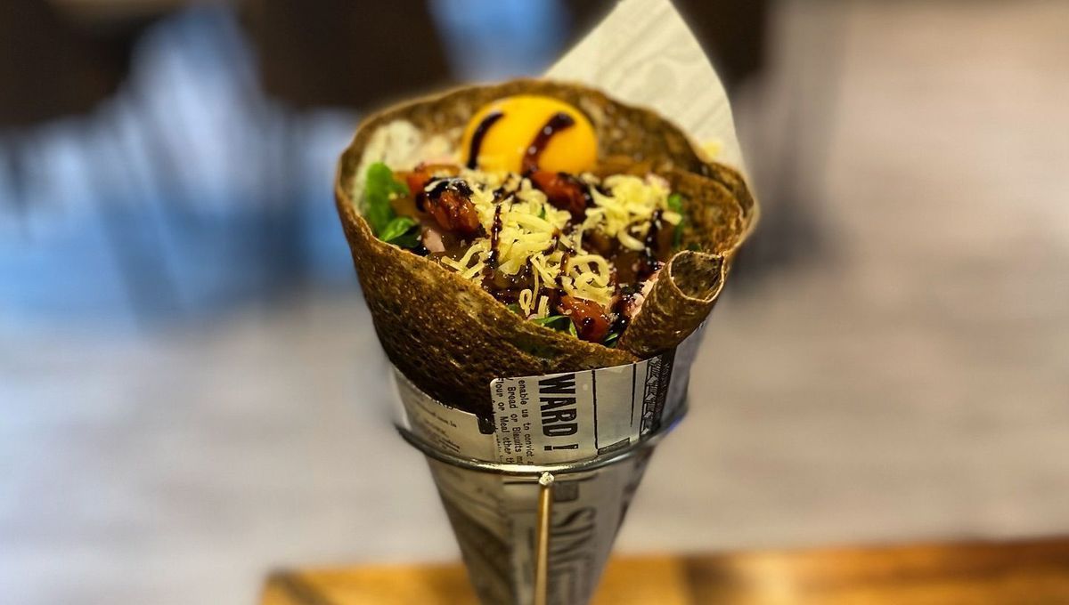 Crêpe en cône